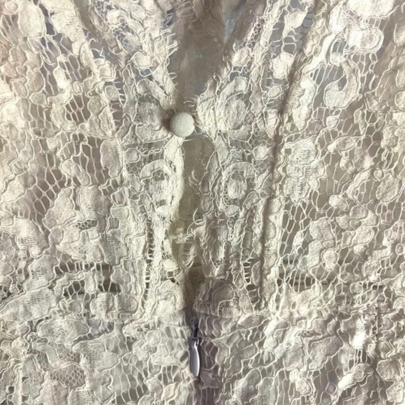 Marciano White Lace Backless Dress - Picture 6 of 8